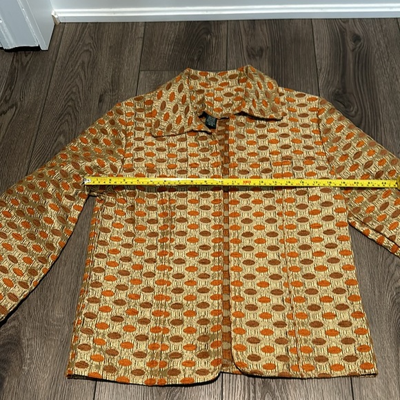 Hand made gold/orange jacket - Picture 6 of 10